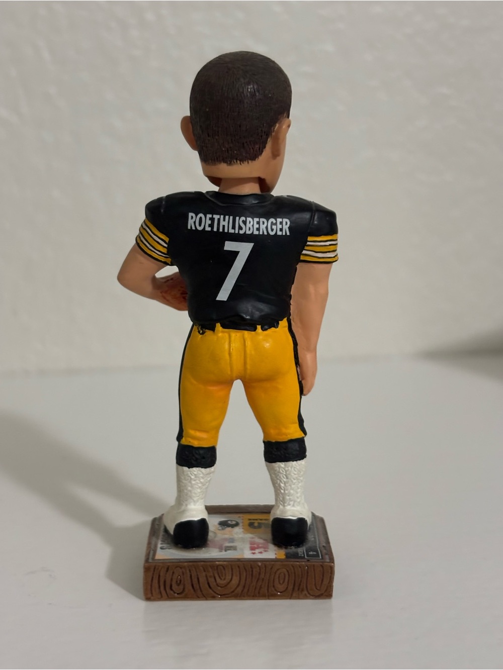 FOR HEFF - 🏈 Pittsburgh Steelers #7 Roethlisberger Bobblehead - Picture 3 of 3